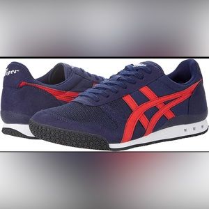 Onitsuka Tiger Ultimate81 Peacoat/Classic Red Men's-6.5 / Women's-8 Medium.